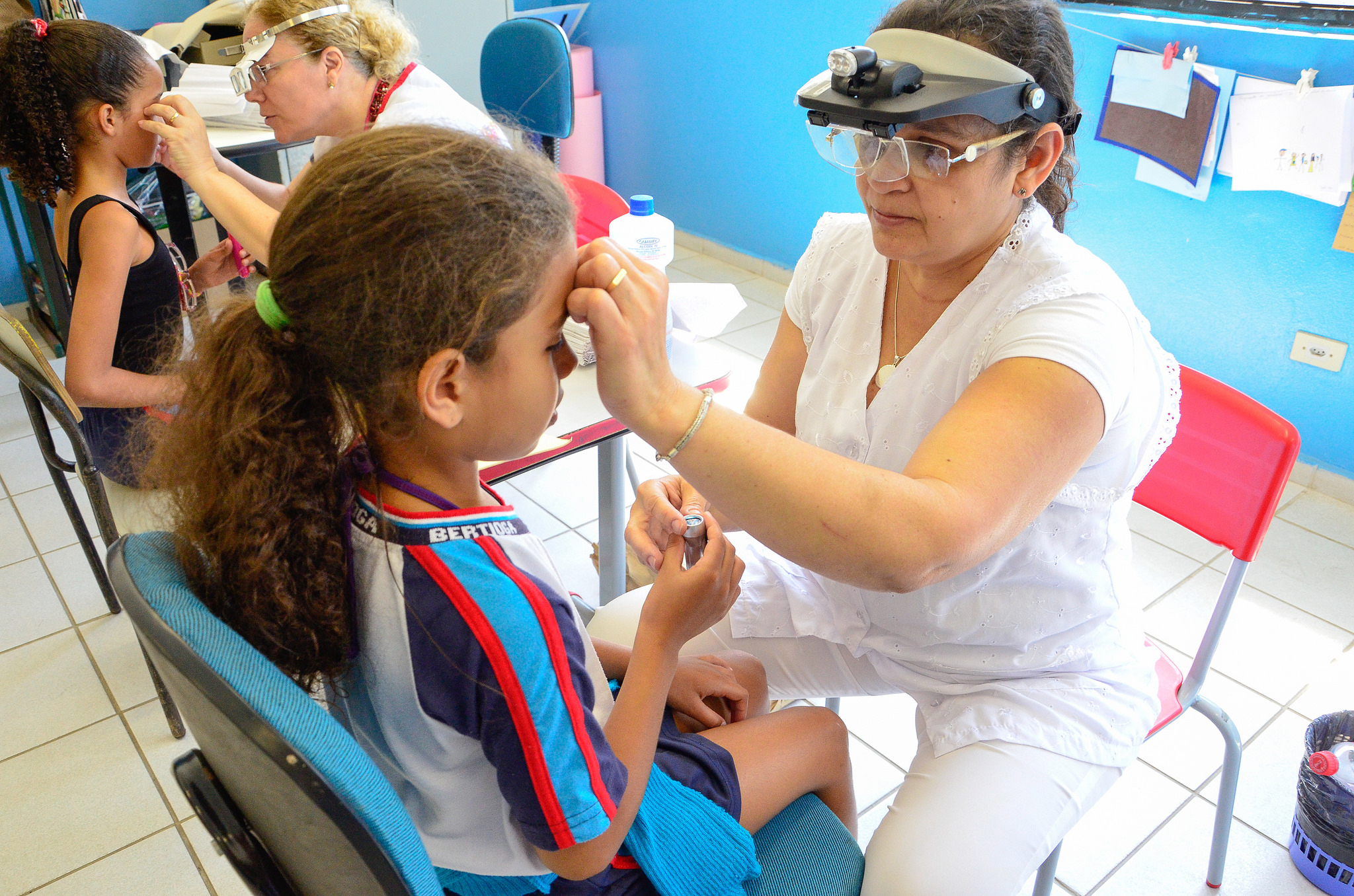 Saúde realiza Campanha de Busca de Tracoma na Emeif José Inácio Hora