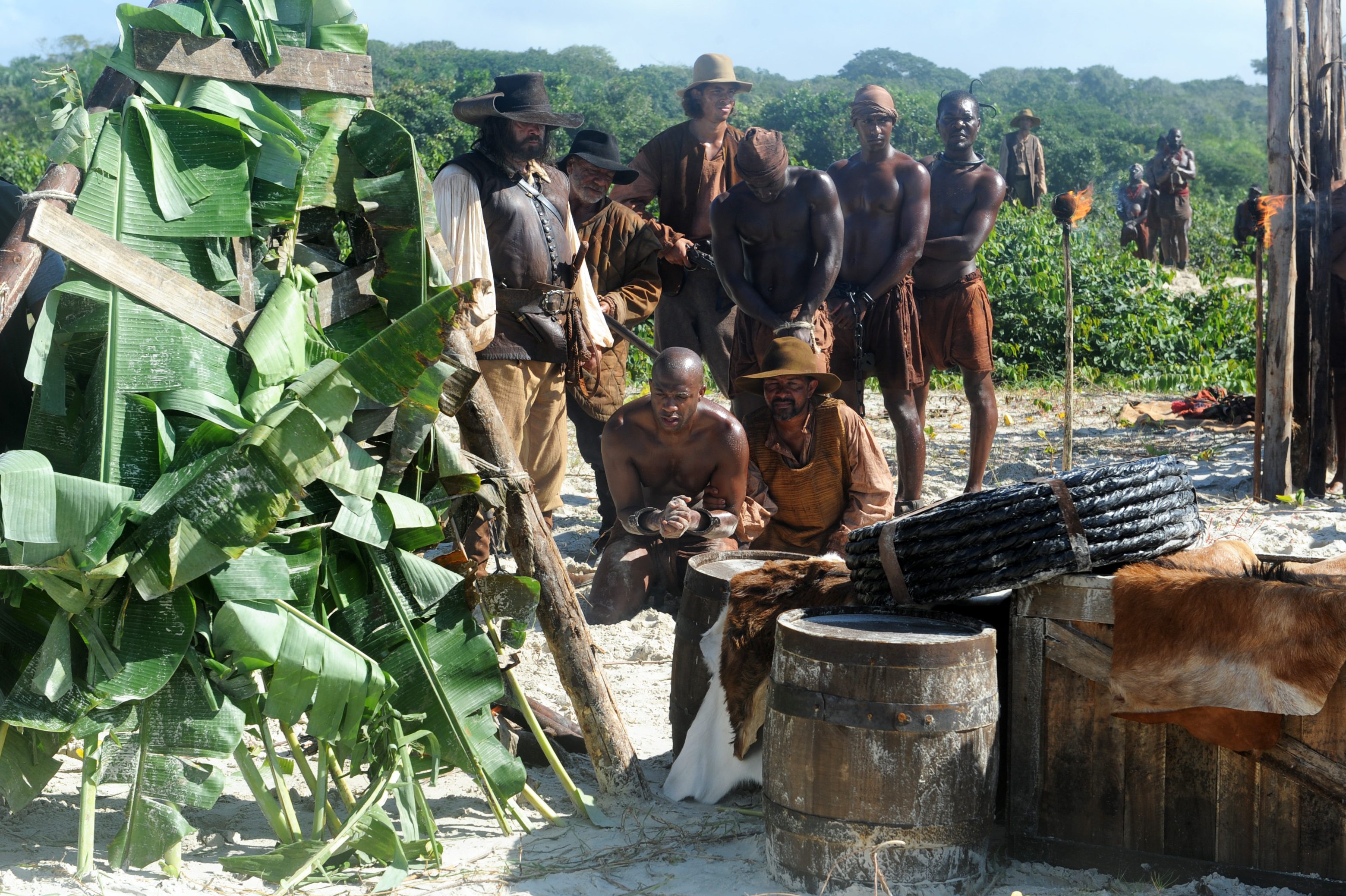 TV Record grava cenas de novela em Bertioga