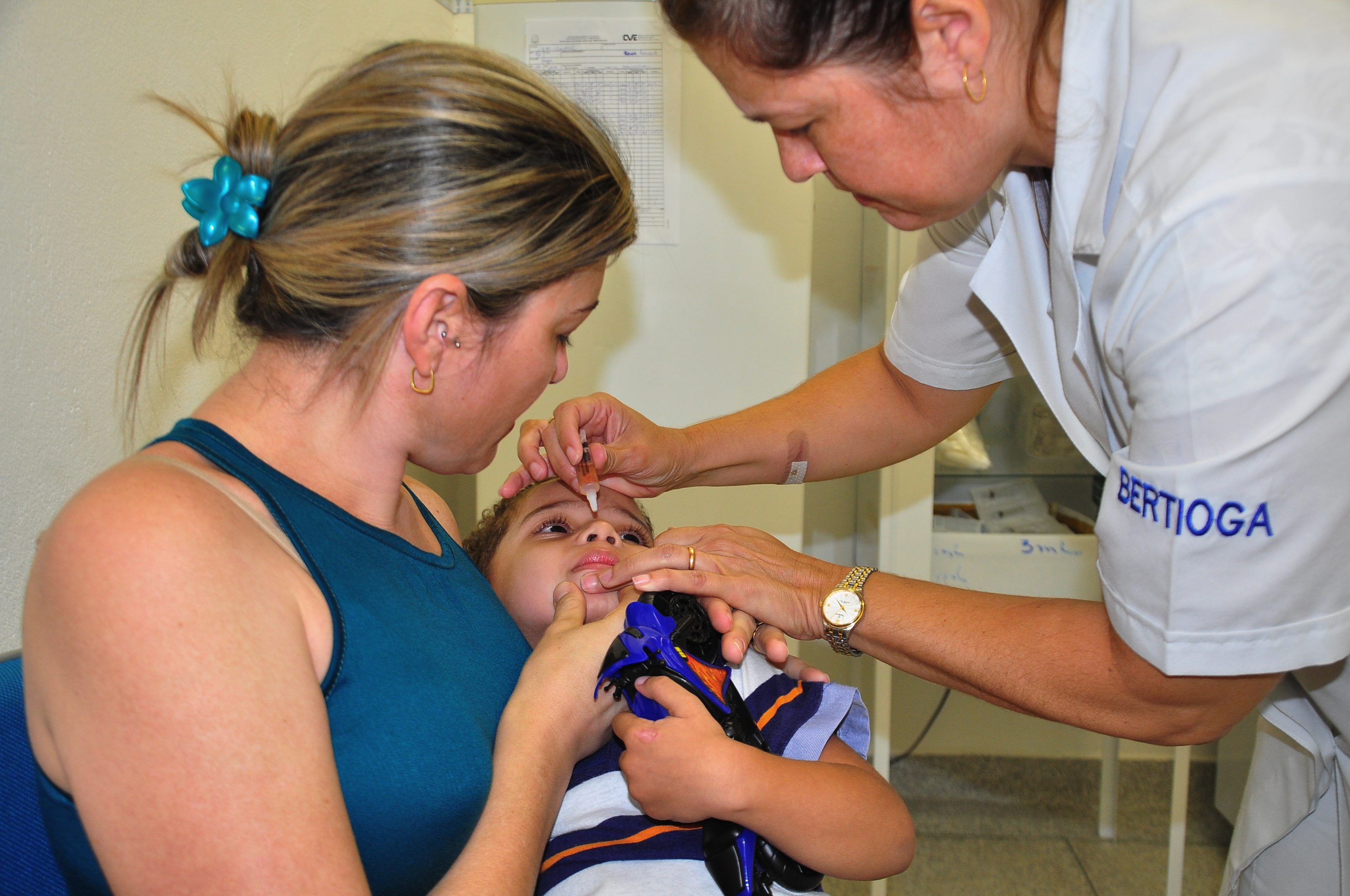 Campanha de Vacinação contra a poliomielite supera meta em Bertioga