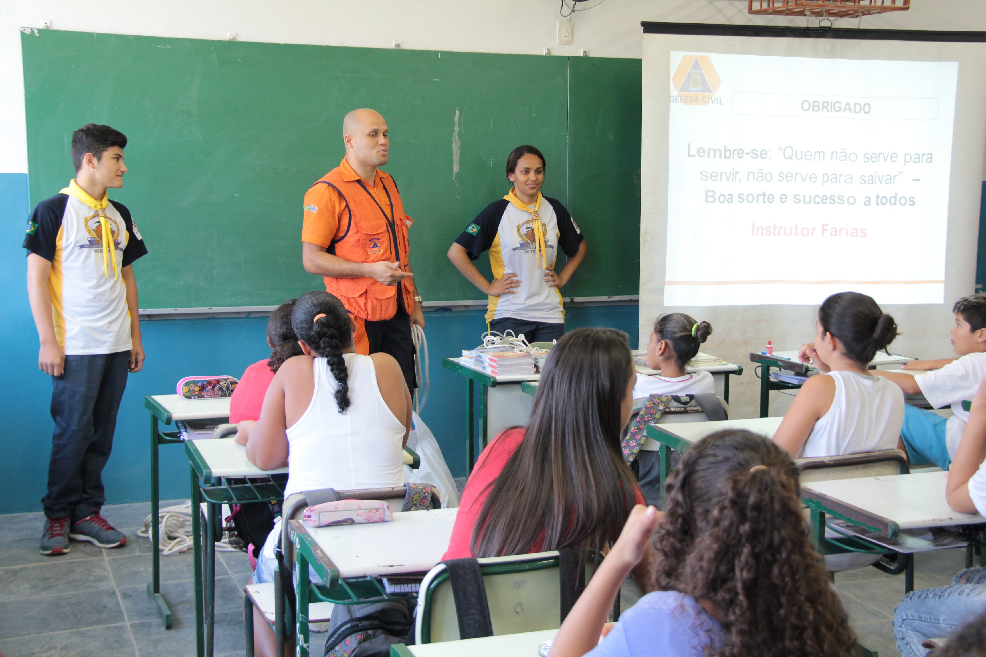 Alunos aprovam aulas preparatórias das Olimpíadas da Defesa Civil