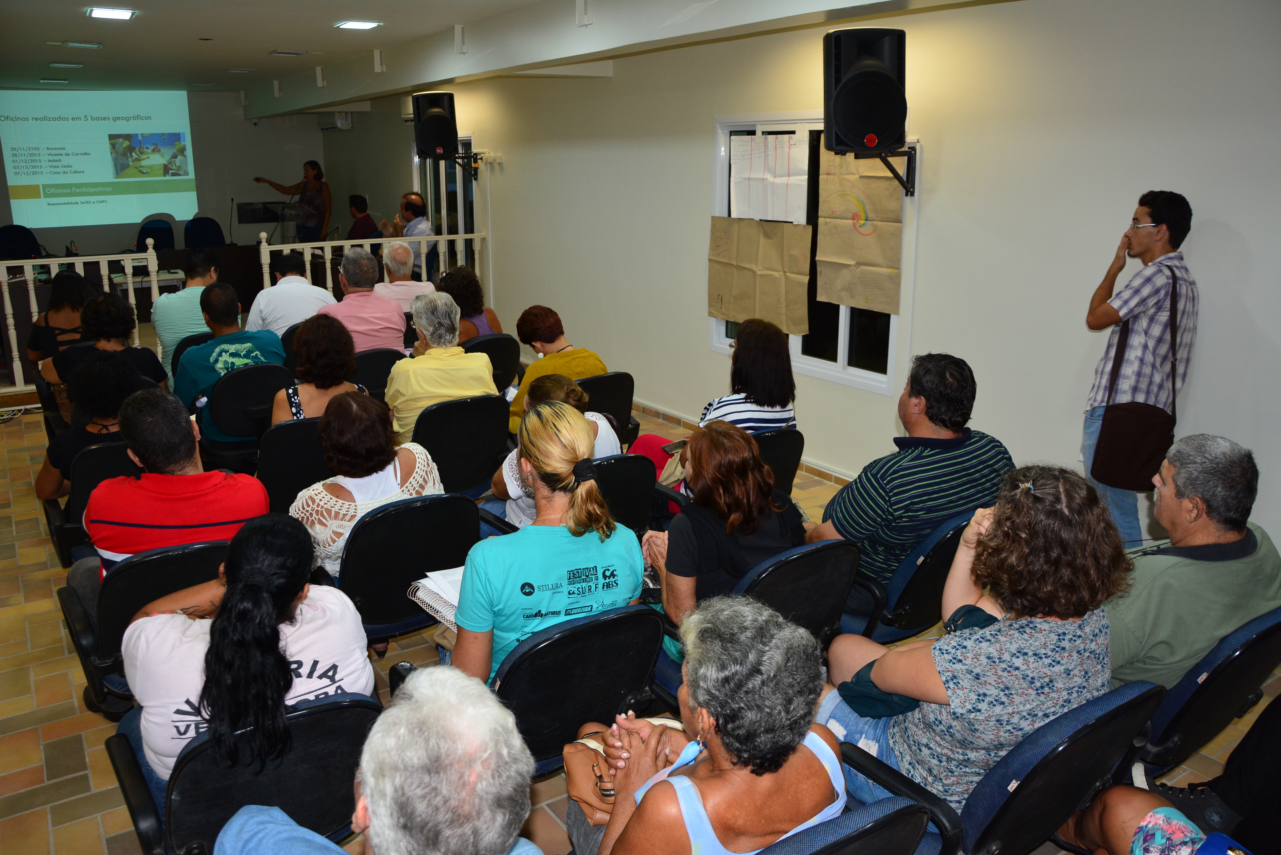 Audiência reúne mais de 70 pessoas para debater os rumos da Cultura em Bertioga
