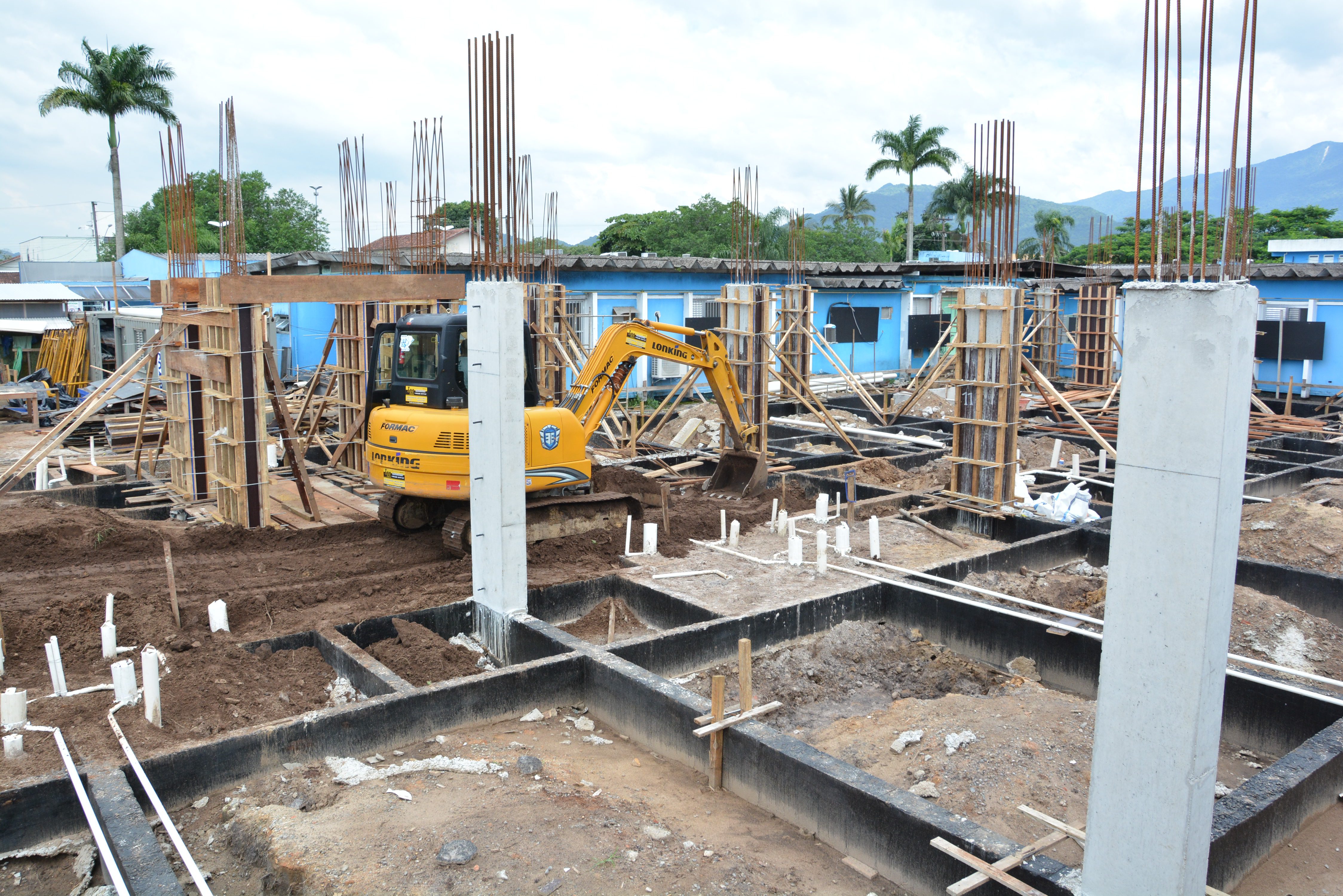 Obras de ampliação do Hospital Bertioga avançam