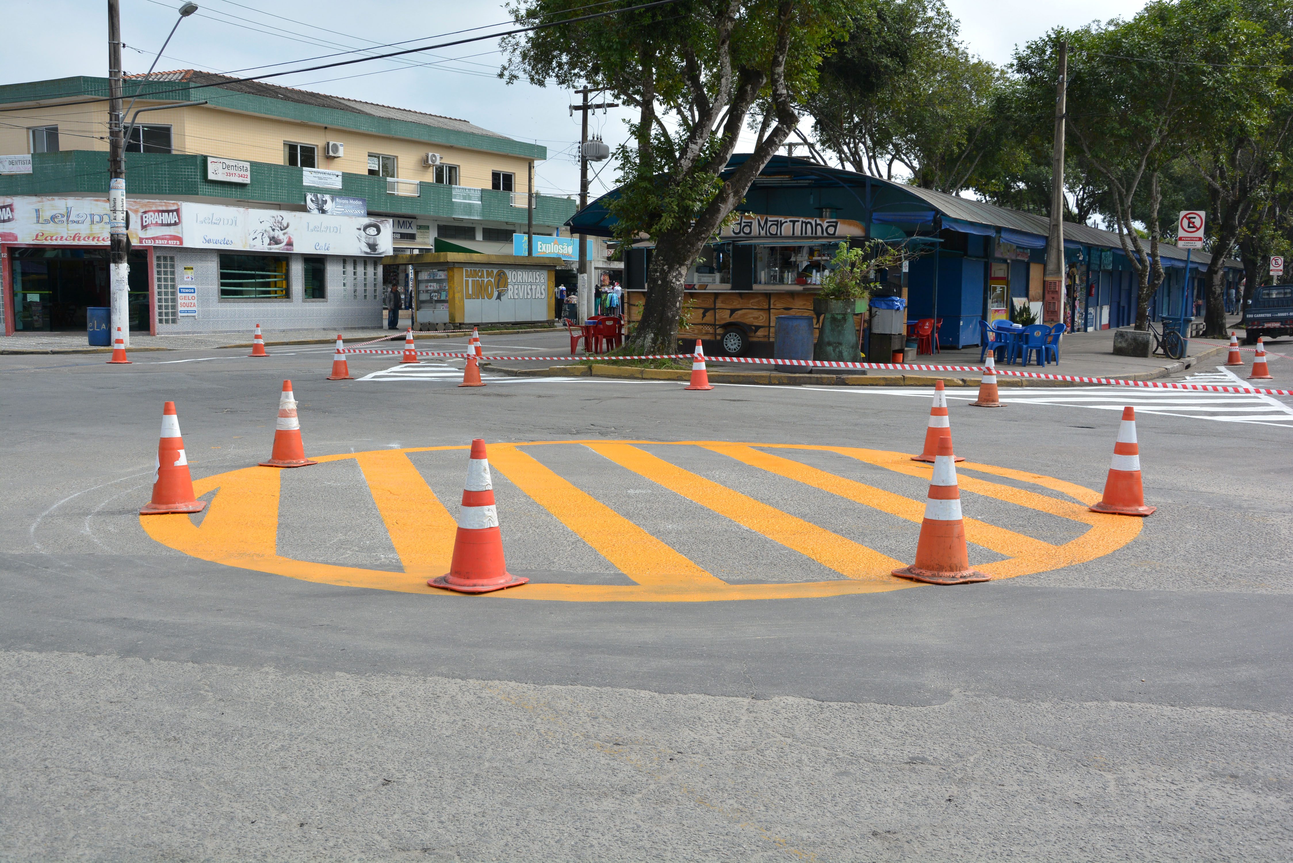 Prefeitura realiza ações de sinalização no trânsito do Município