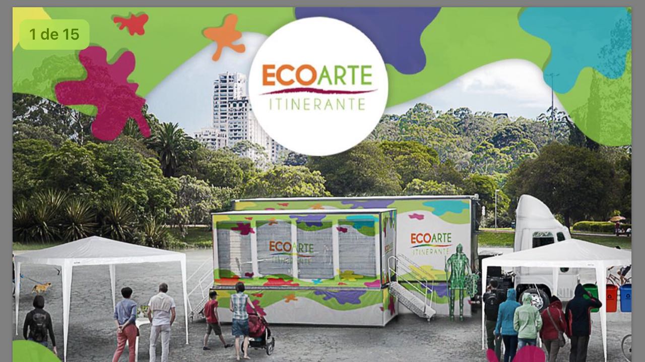 Projeto Ecoarte Itinerante chega à Bertioga neste fim de semana
