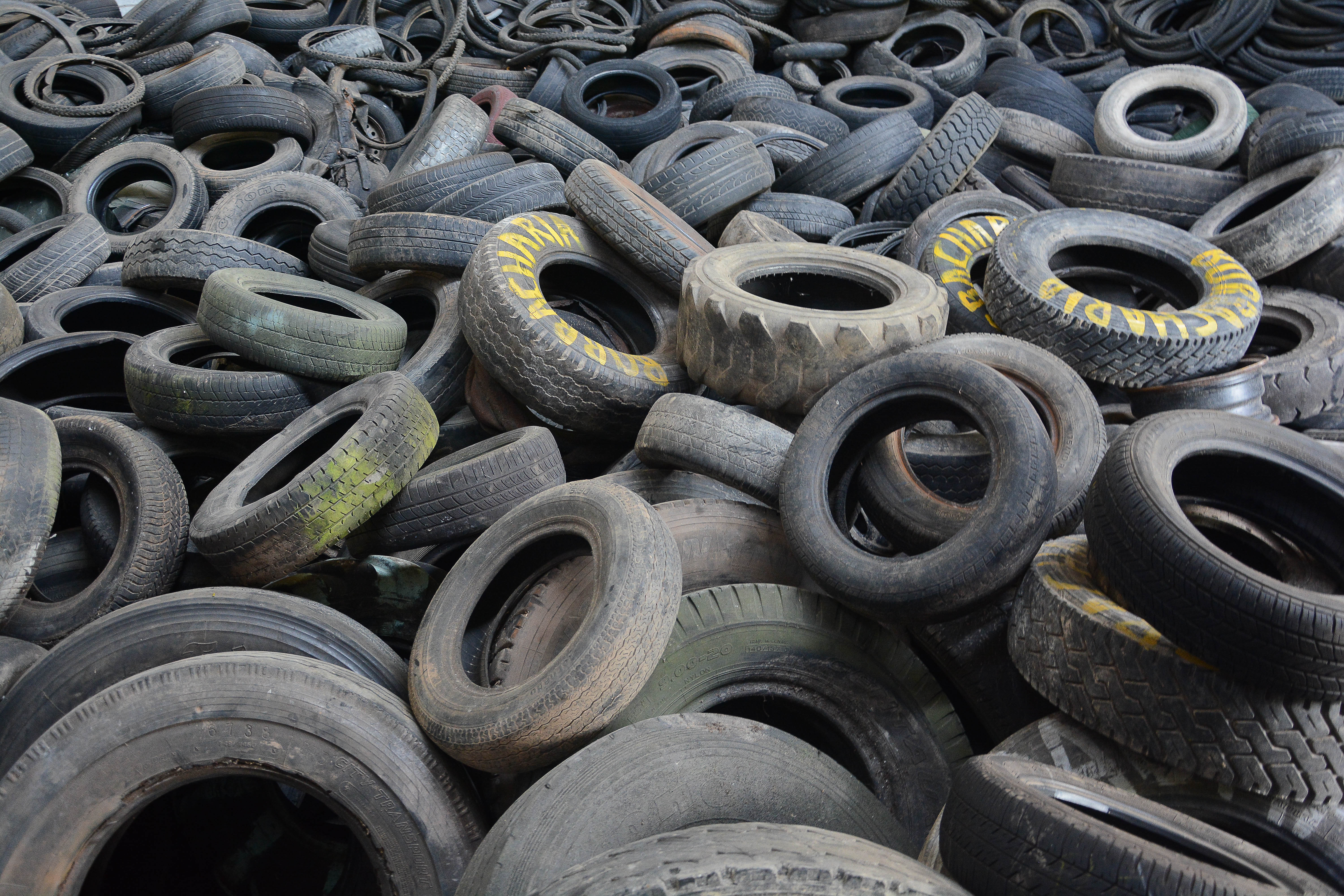 Três mil pneus já foram destinados através de convênio entre a Prefeitura e a Reciclanip