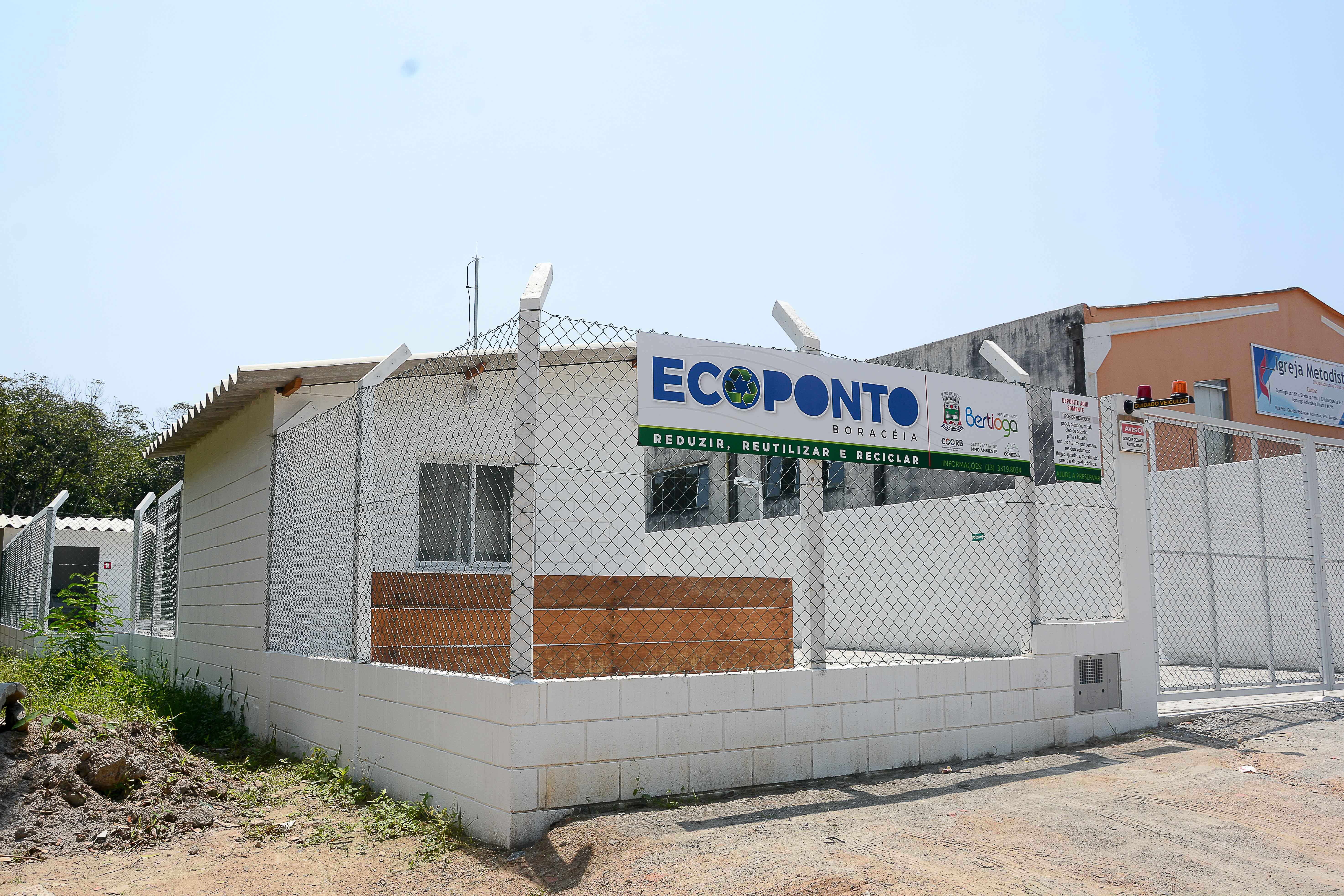 Boracéia conta com Ecoponto para descarte de material da construção civil e reciclável