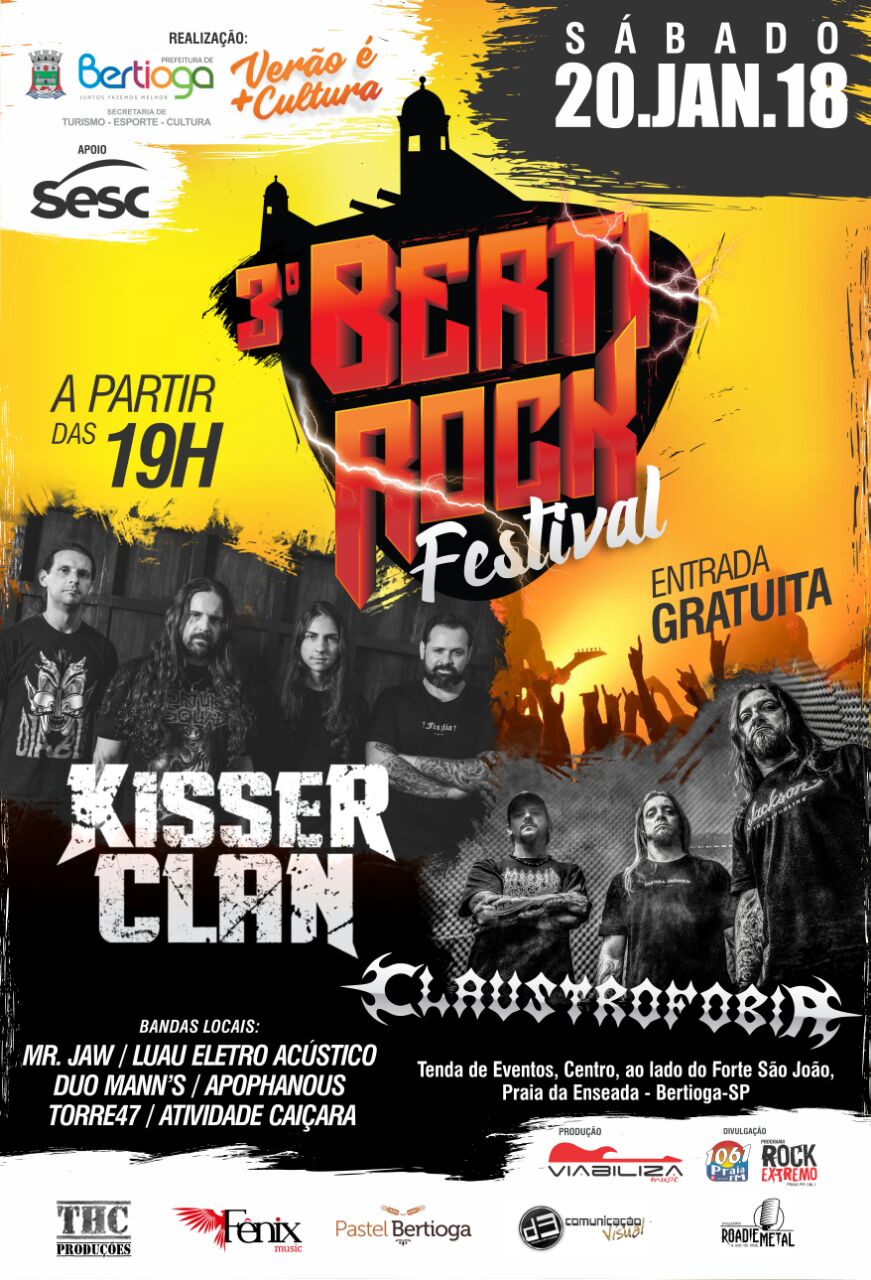 Guitarrista do Sepultura é uma das atrações do “Berti Rock Festival”