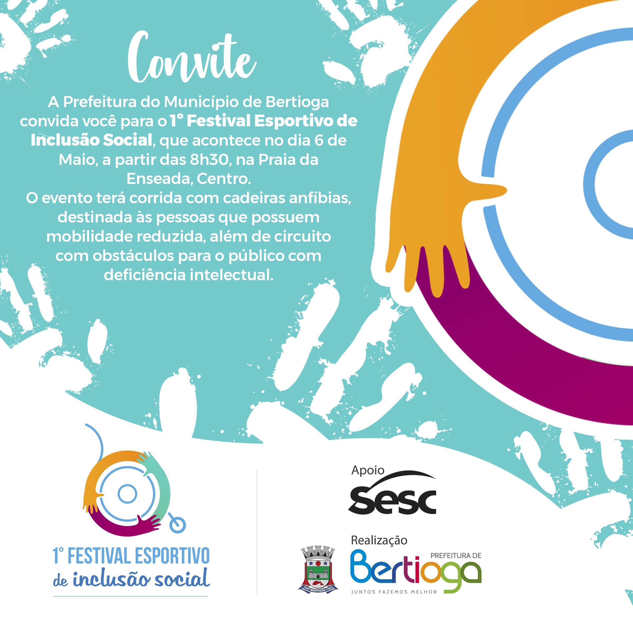 Bertioga tem 1º ‘Festival Esportivo de Inclusão Social’