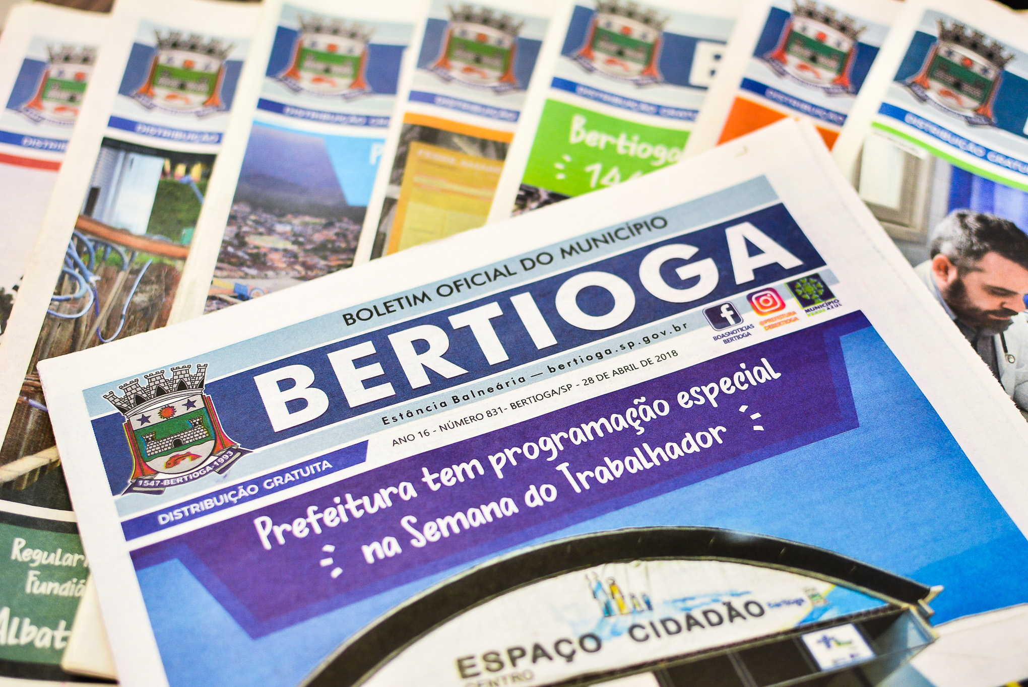 Boletim Oficial de Bertioga terá apenas versão online