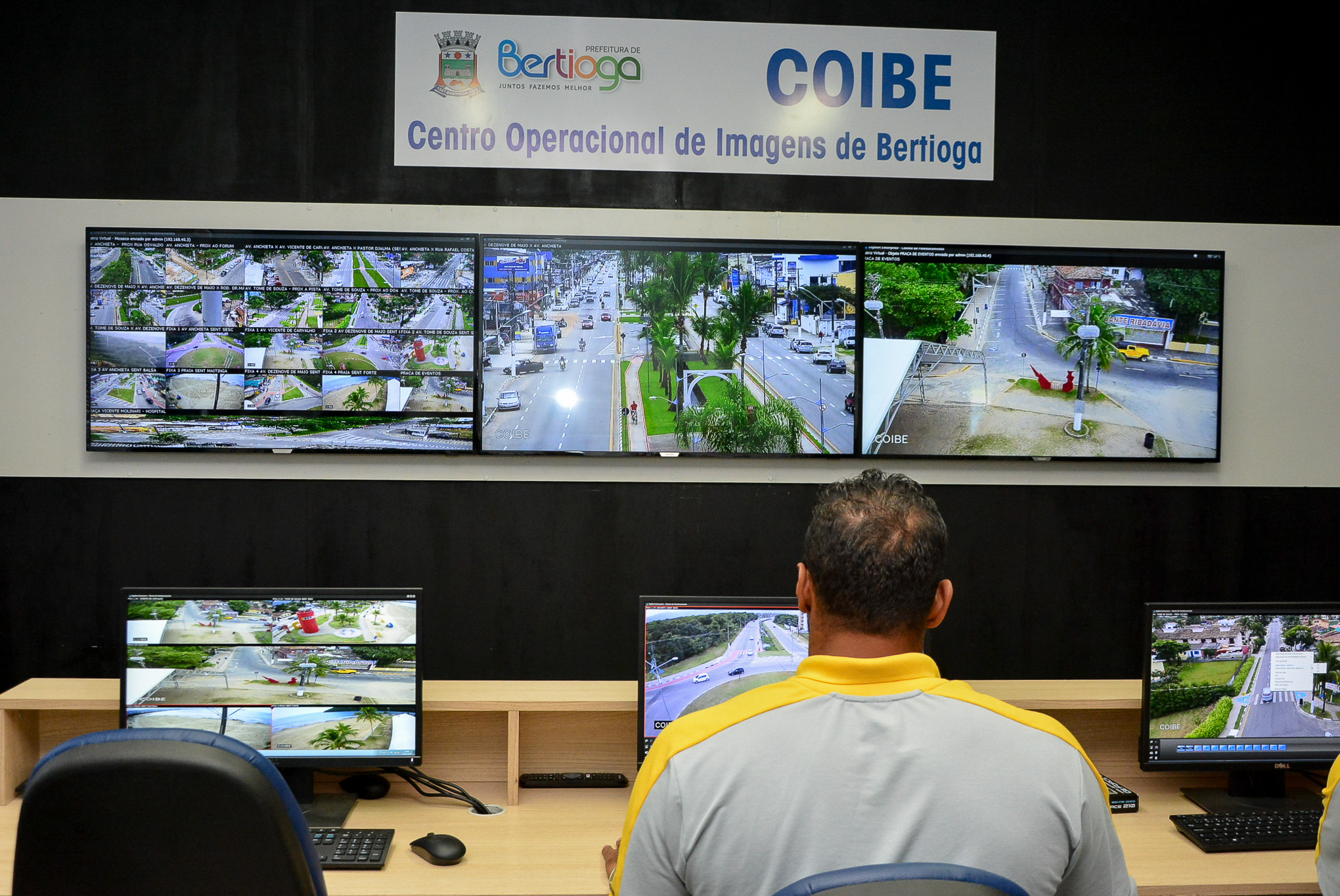 Bertioga inaugura primeiro sistema de monitoramento por câmeras do Município