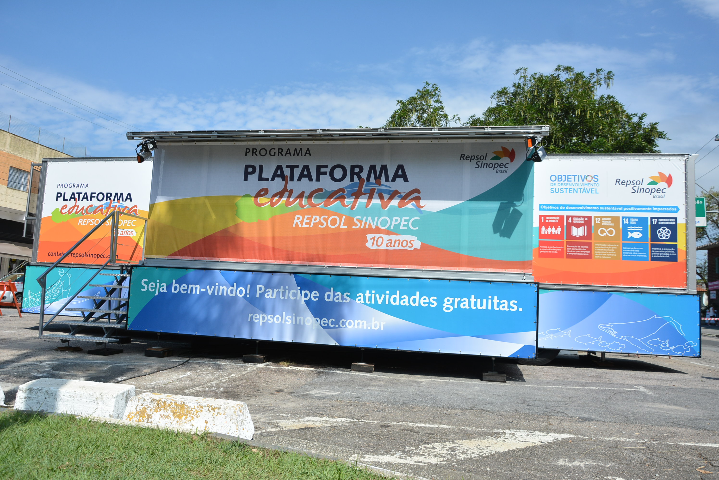 Bertioga recebe plataforma educativa Repsol Sinopec