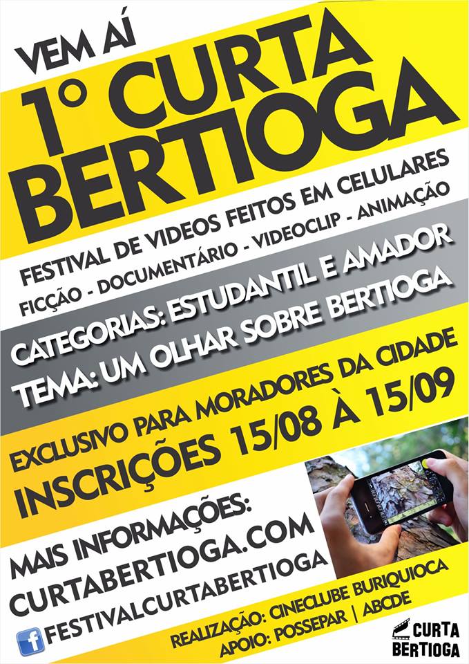 “Curta Bertioga” é primeiro festival de vídeo com celulares da Cidade