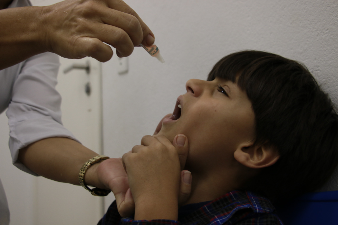 Vacinação contra sarampo e poliomielite segue até dia 31