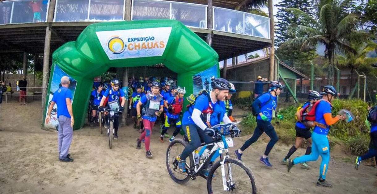 Bertioga sedia prova de corrida de aventura de 150km