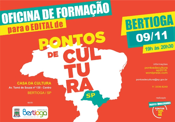 Casa da Cultura oferece oficina de incentivo à cultura na sexta (09)