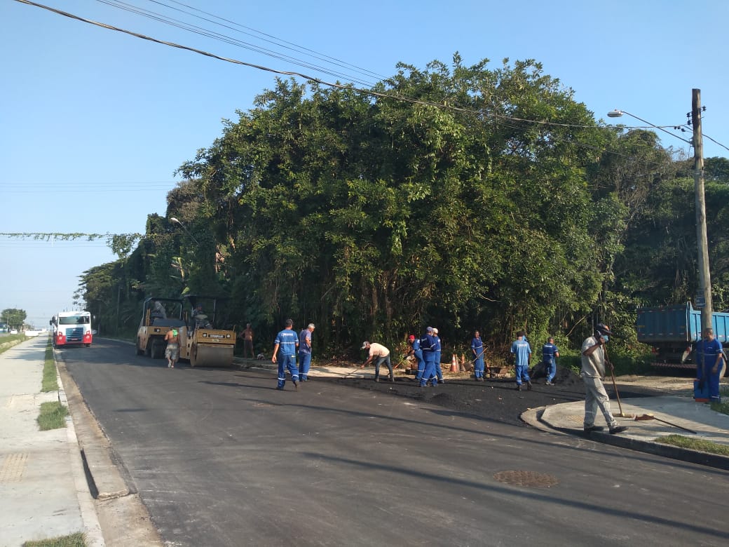 Obras públicas de Bertioga avançam