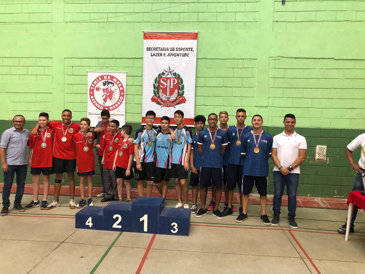 Tênis de Mesa Masculino é campeão dos Jogos Regionais - Mais