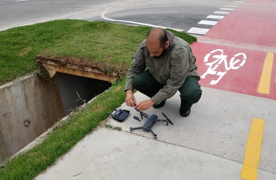 Drone é usado para mapear locais de plantio de árvores