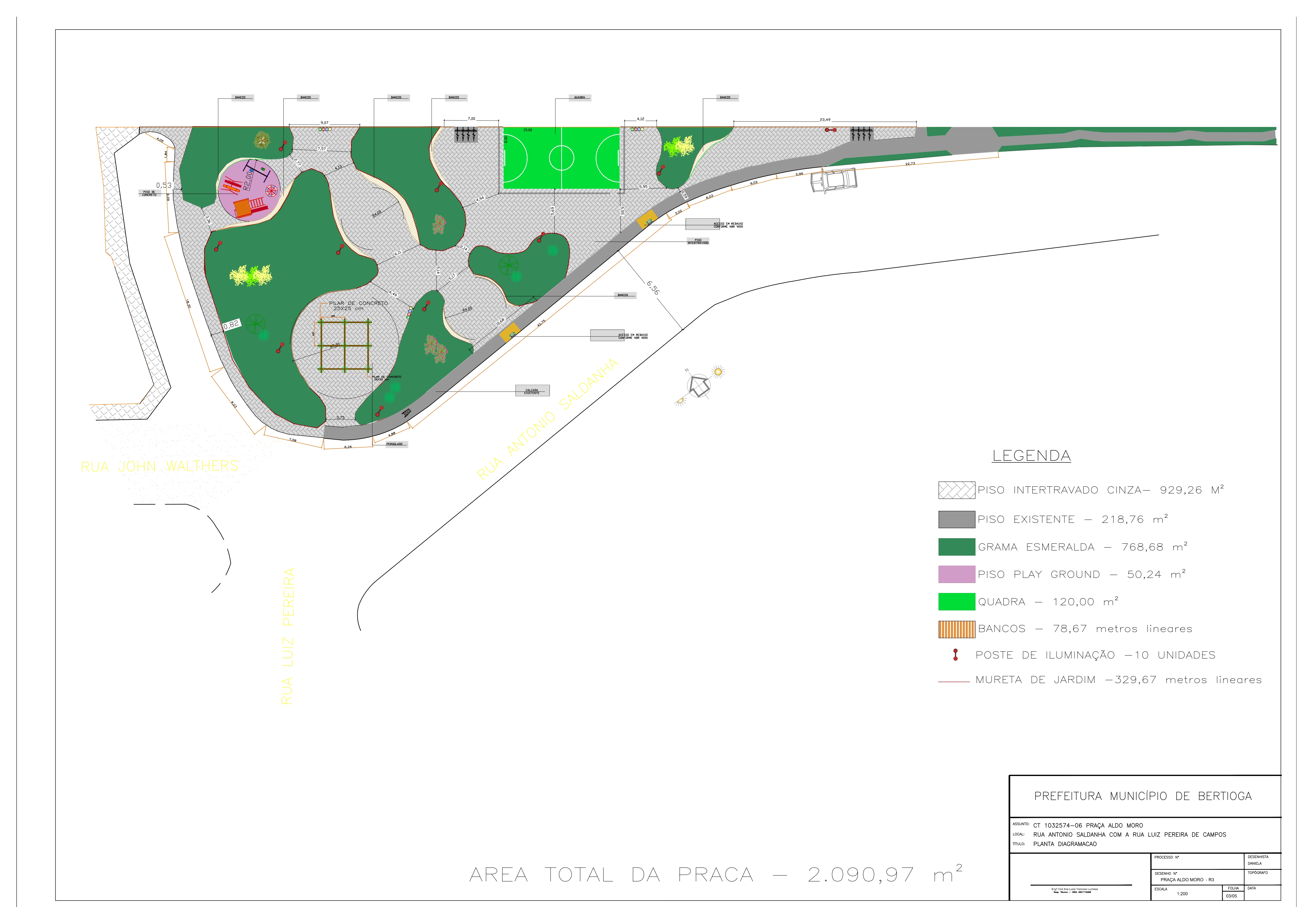 População é beneficiada com obras na Praça Aldo Moro