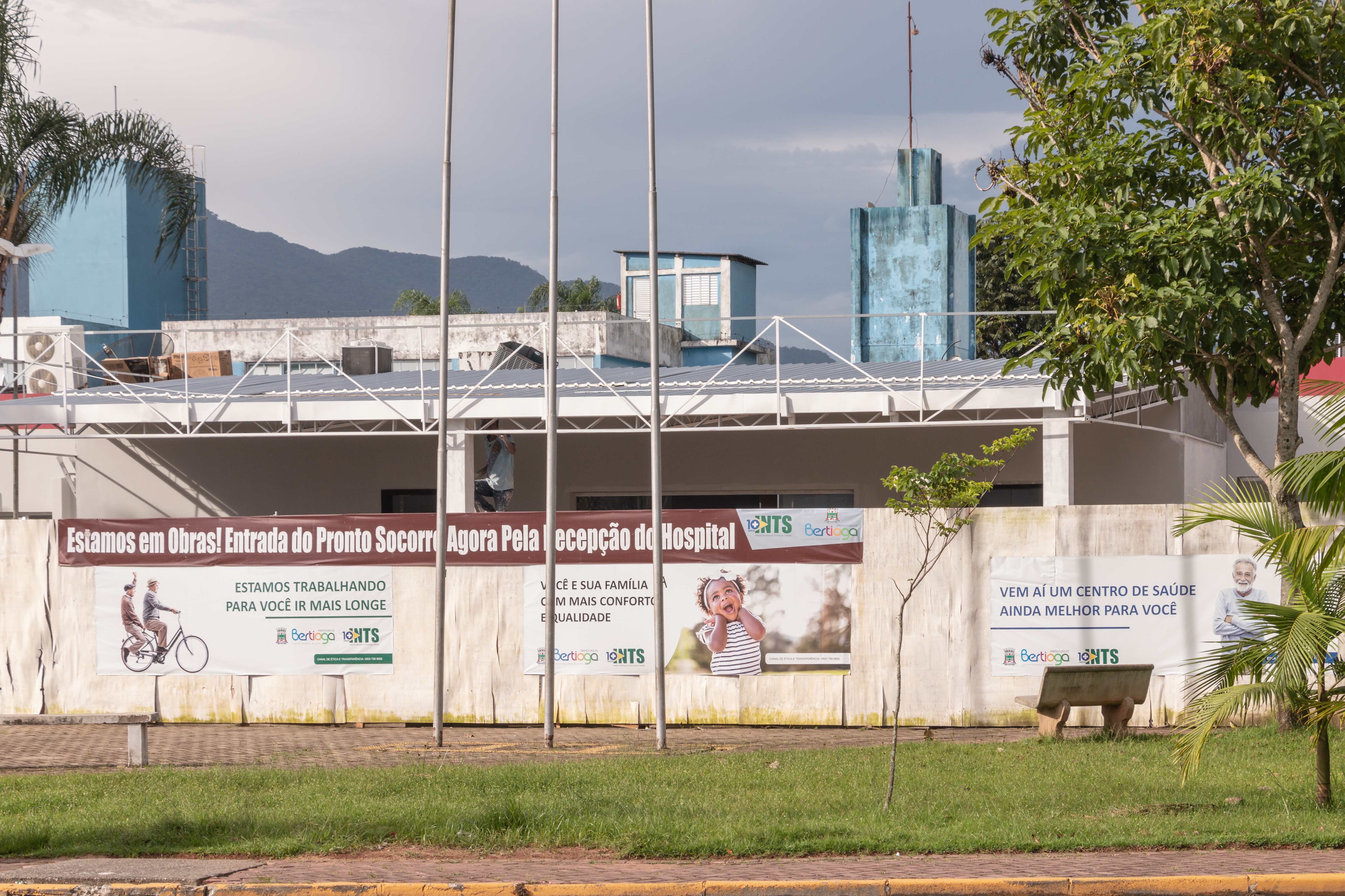 Reforma da recepção do Pronto Atendimento do Hospital chega à etapa final