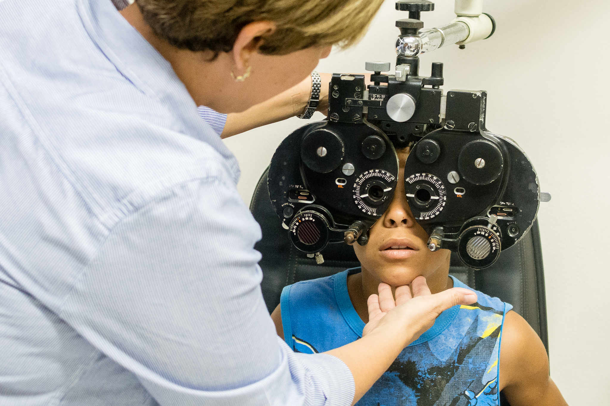Mais de dois mil alunos da rede municipal realizam exames oftalmológicos