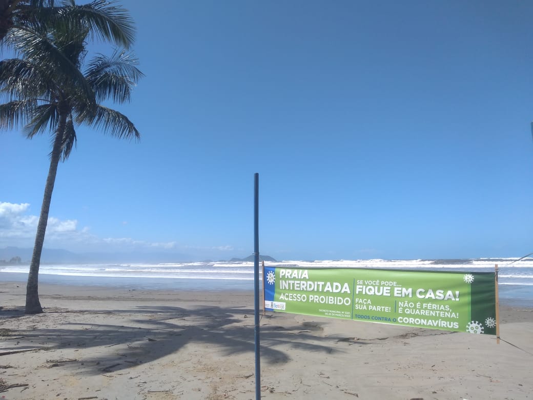 Bertioga proíbe acesso às praias durante megaferiado da cidade de São Paulo