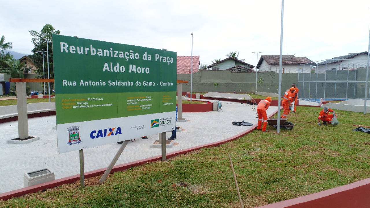 Praça Aldo Moro é entregue neste domingo (12)