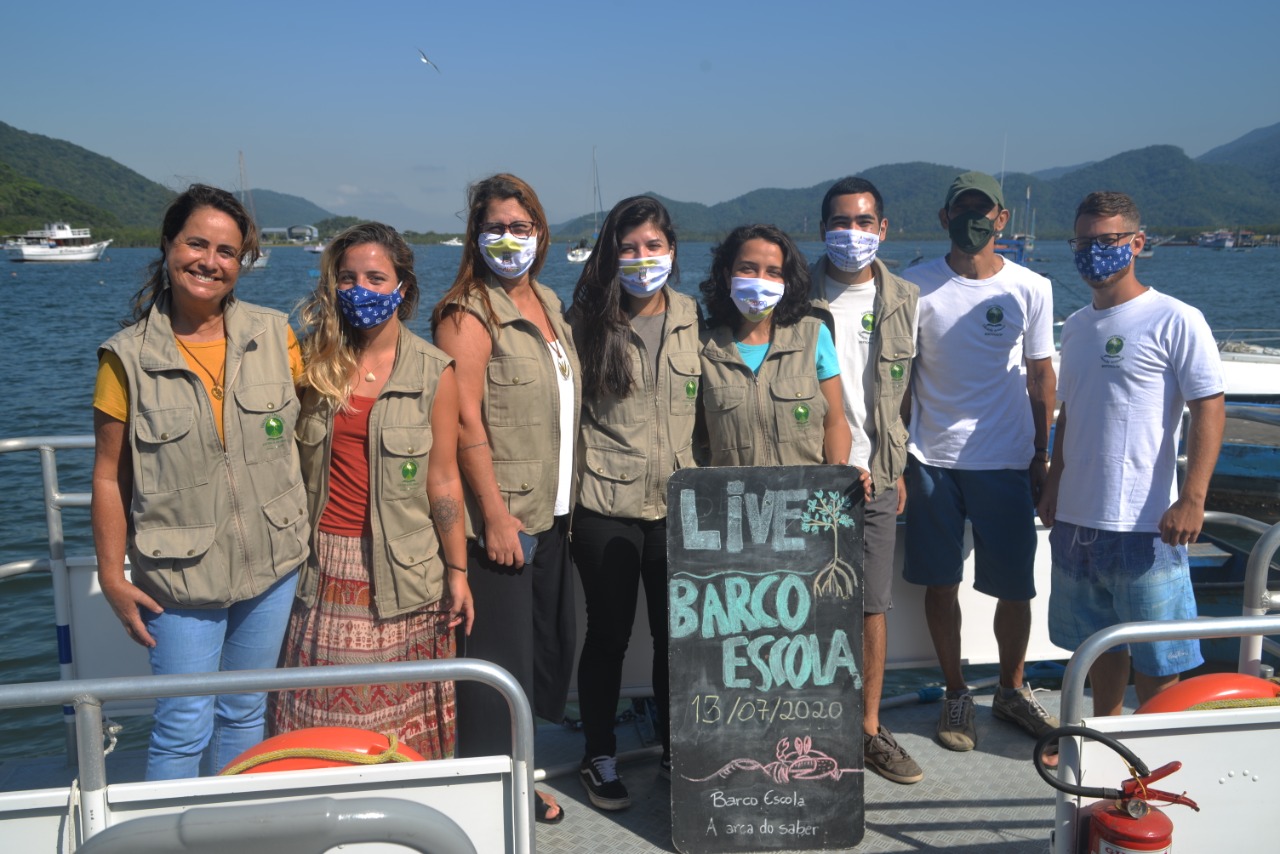 Barco Escola ‘Arca do Saber’ realiza live nas redes sociais