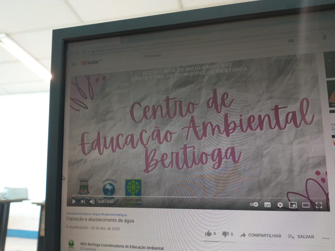 Núcleo de educação ambiental produz vídeos educativos sobre saneamento básico