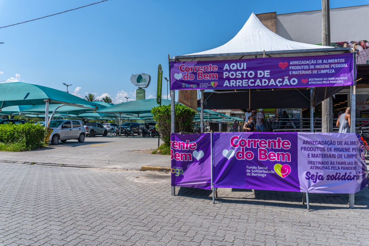 Fundo Social de Bertioga arrecada quase oito toneladas de alimentos