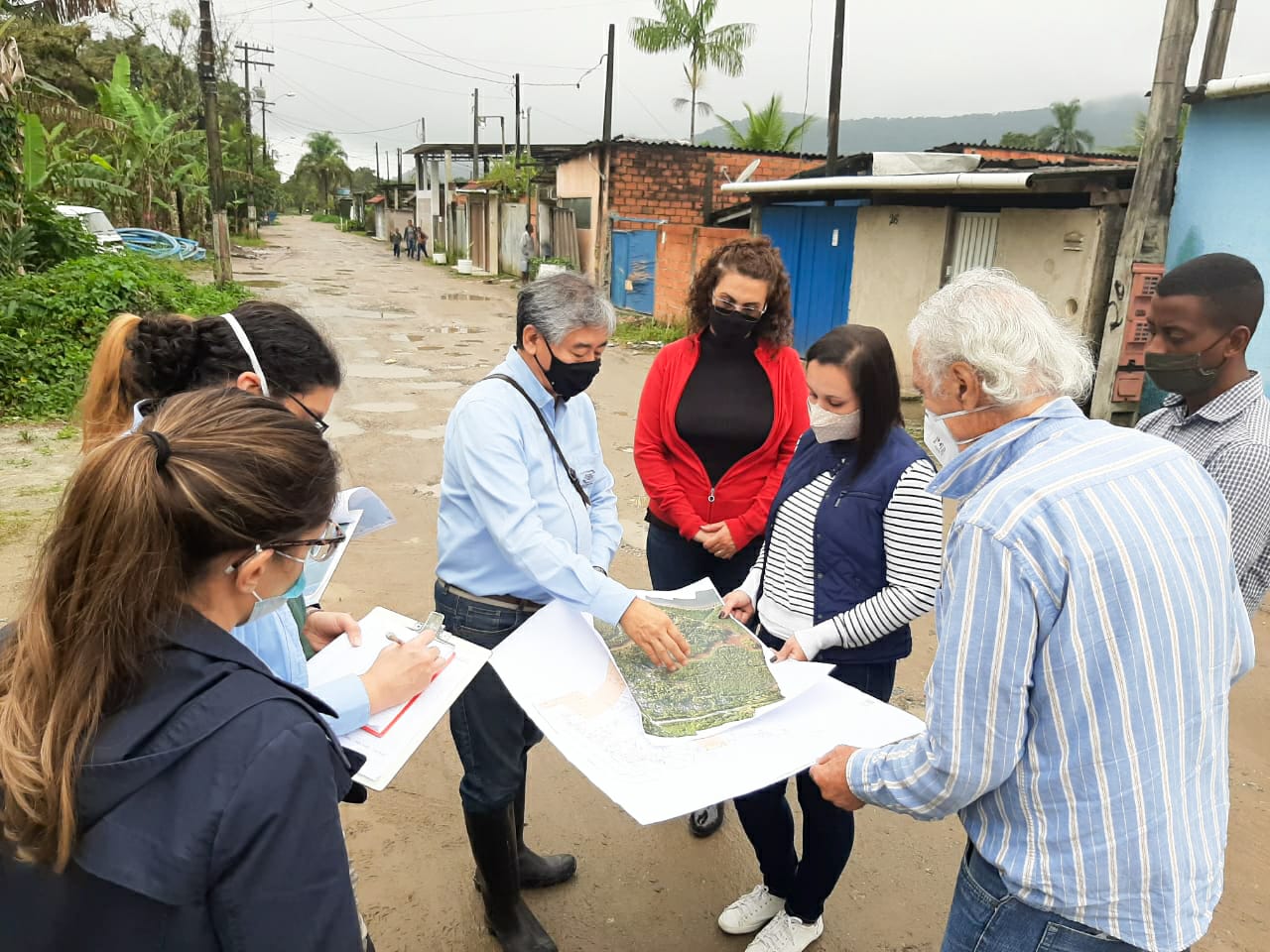 Bairro São João recebe vistoria técnica como parte da regularização fundiária