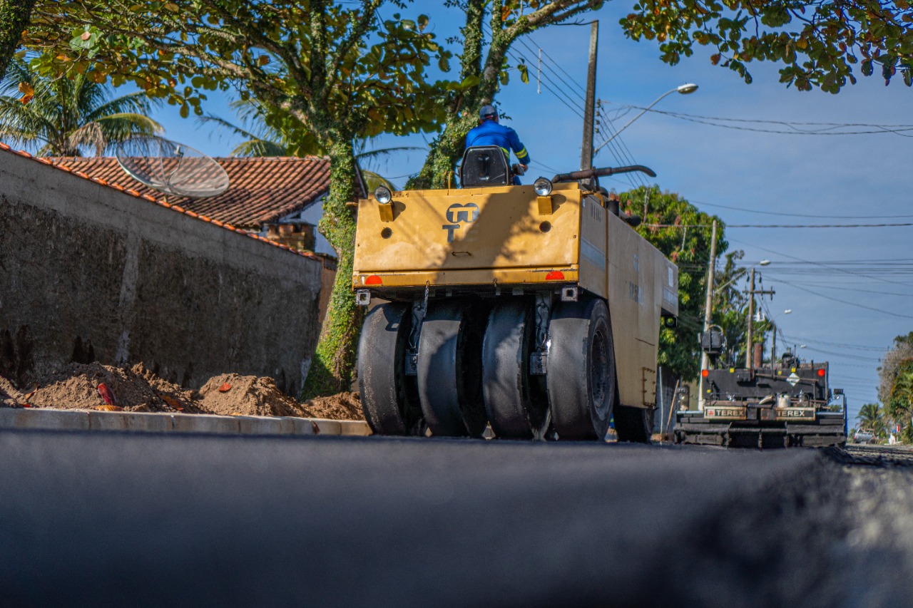 Ruas do Indaiá recebem pavimentação