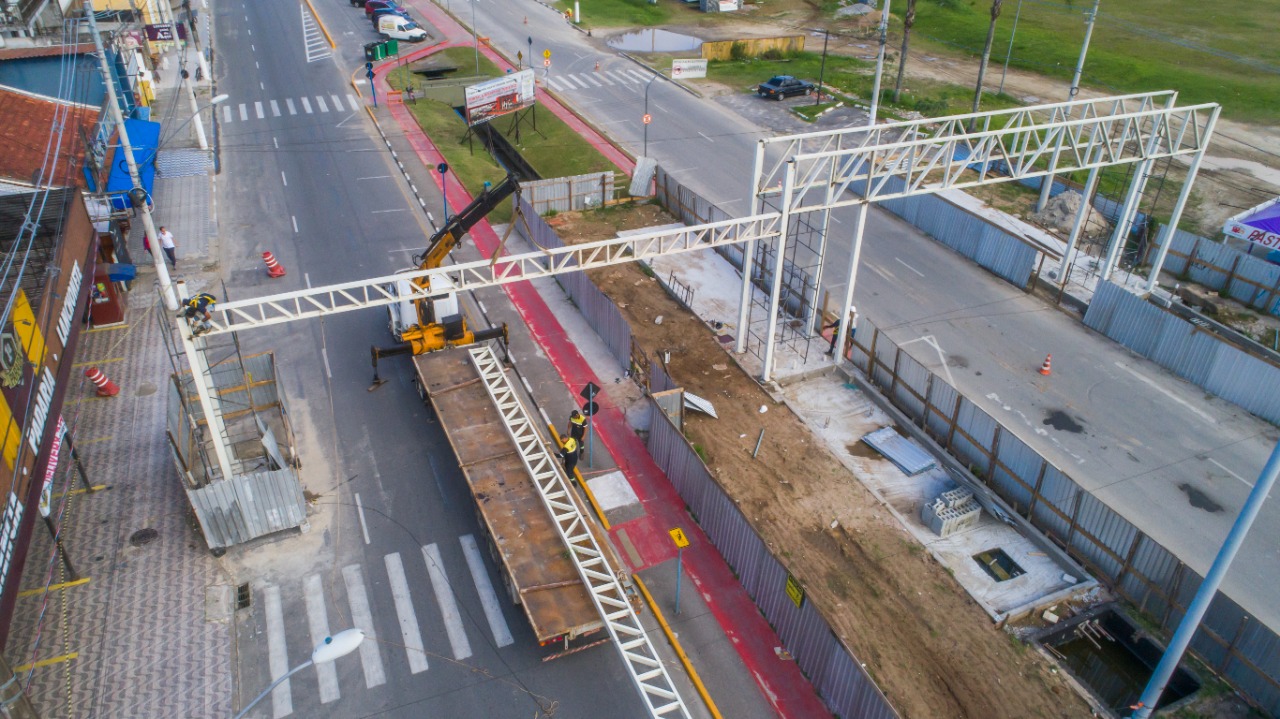 Portal de Bertioga começa a se tornar realidade