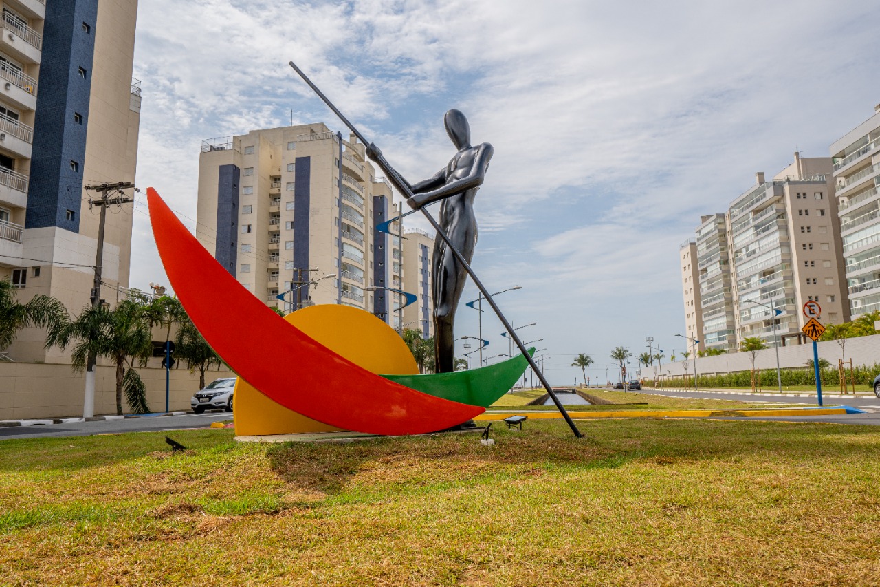 Bertioga entrega novo marco turístico ‘O Pescador’ e prolongamento da Avenida 19 de Maio