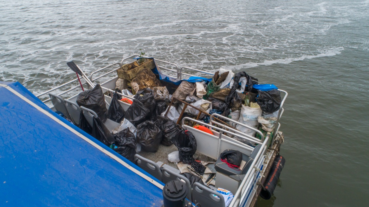 ‘Navegar é Preservar’: mais de 900 toneladas de lixo são retiradas do Meio Ambiente