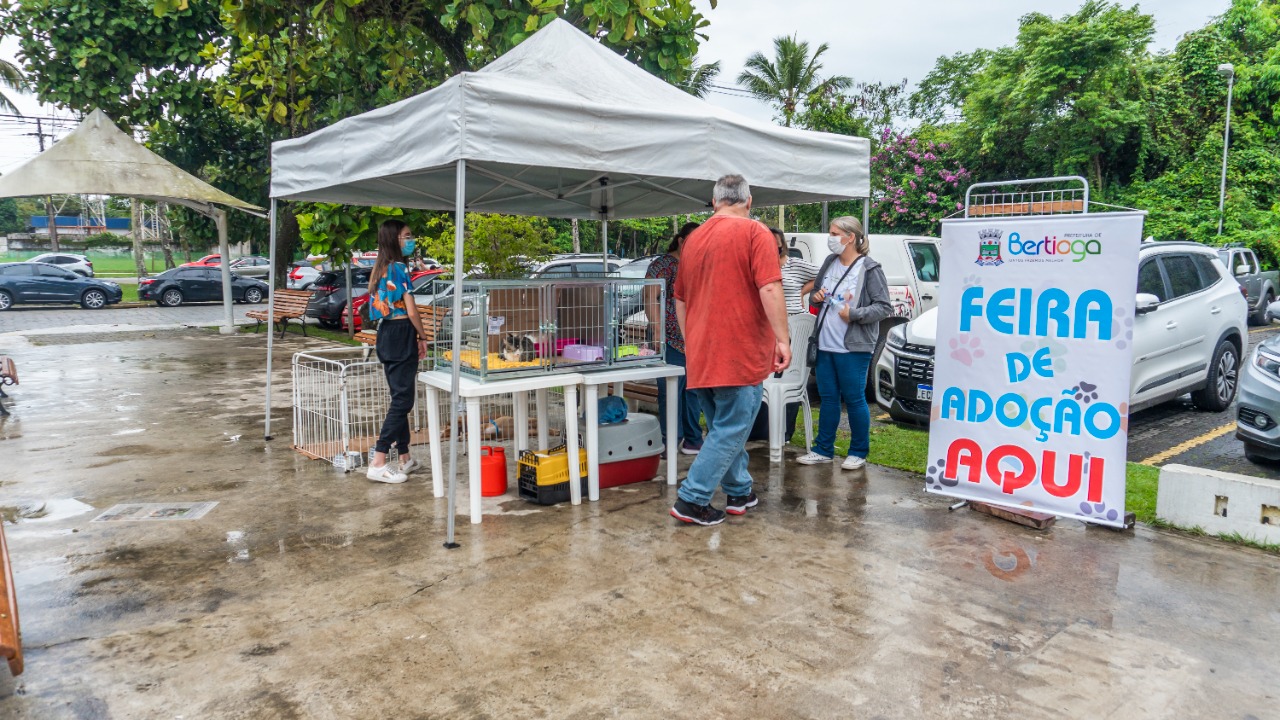 Bertioga realiza feira de adoção animal