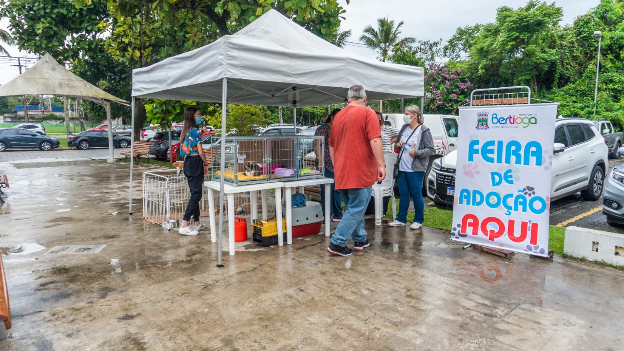 Bertioga realiza feira de adoção animal