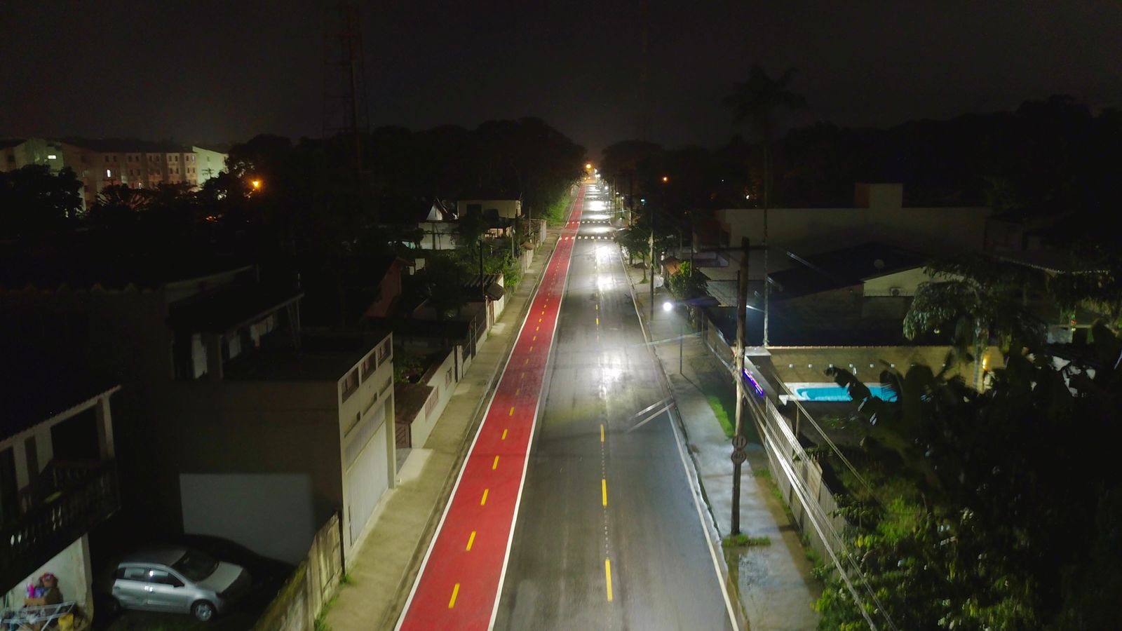 Prefeitura instala nova iluminação na Rua Augusto Ribeiro Pacheco, no Jardim Raphael