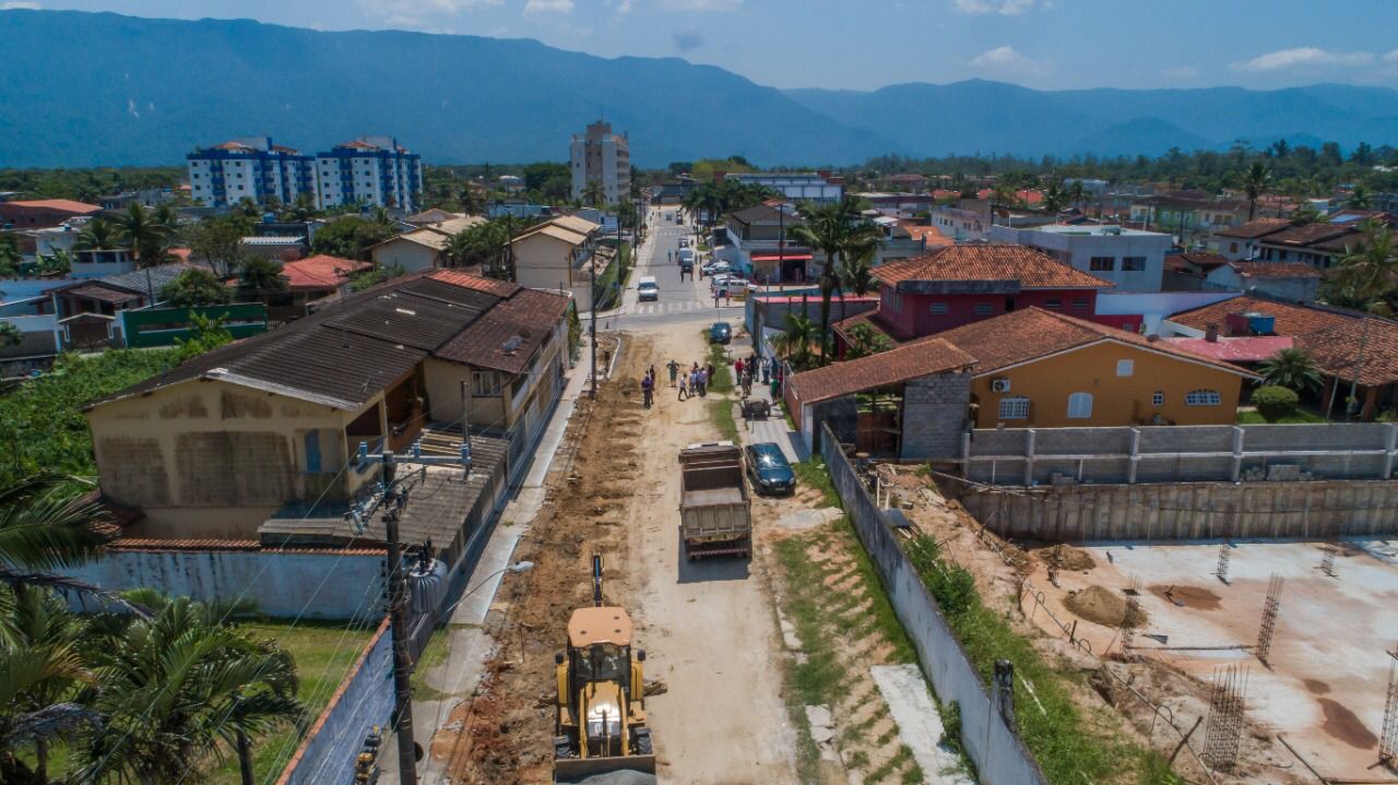 Prefeitura de Bertioga dá início à nova fase das obras de pavimentação do Rio da Praia