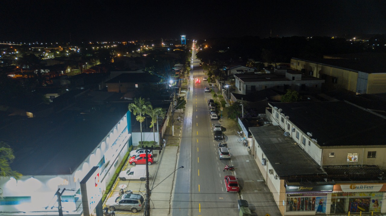 Prefeitura moderniza iluminação da Rua Manoel Gajo, em Bertioga