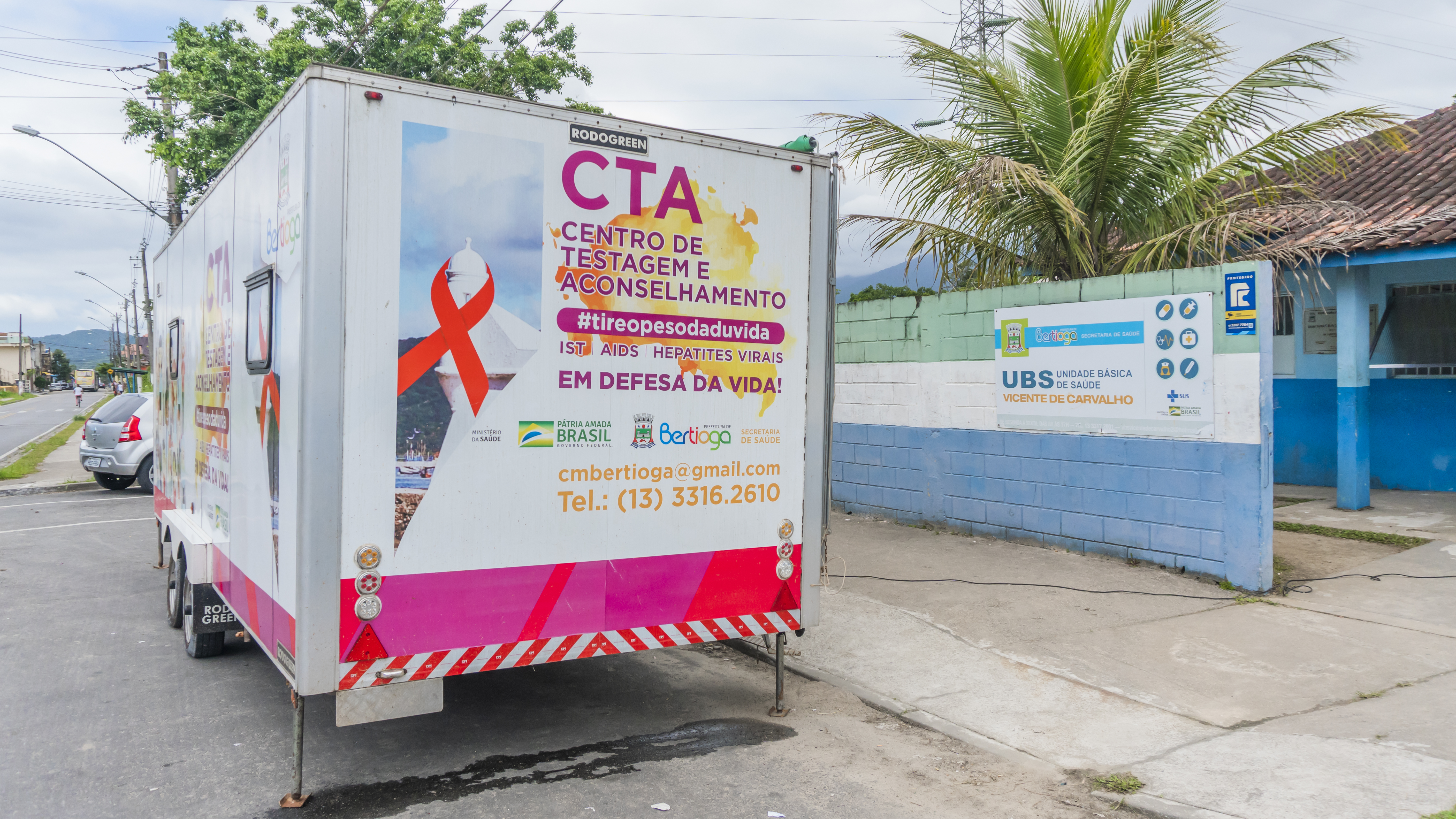 Bertioga leva testagem de HIV, sífilis e hepatites virais aos bairros