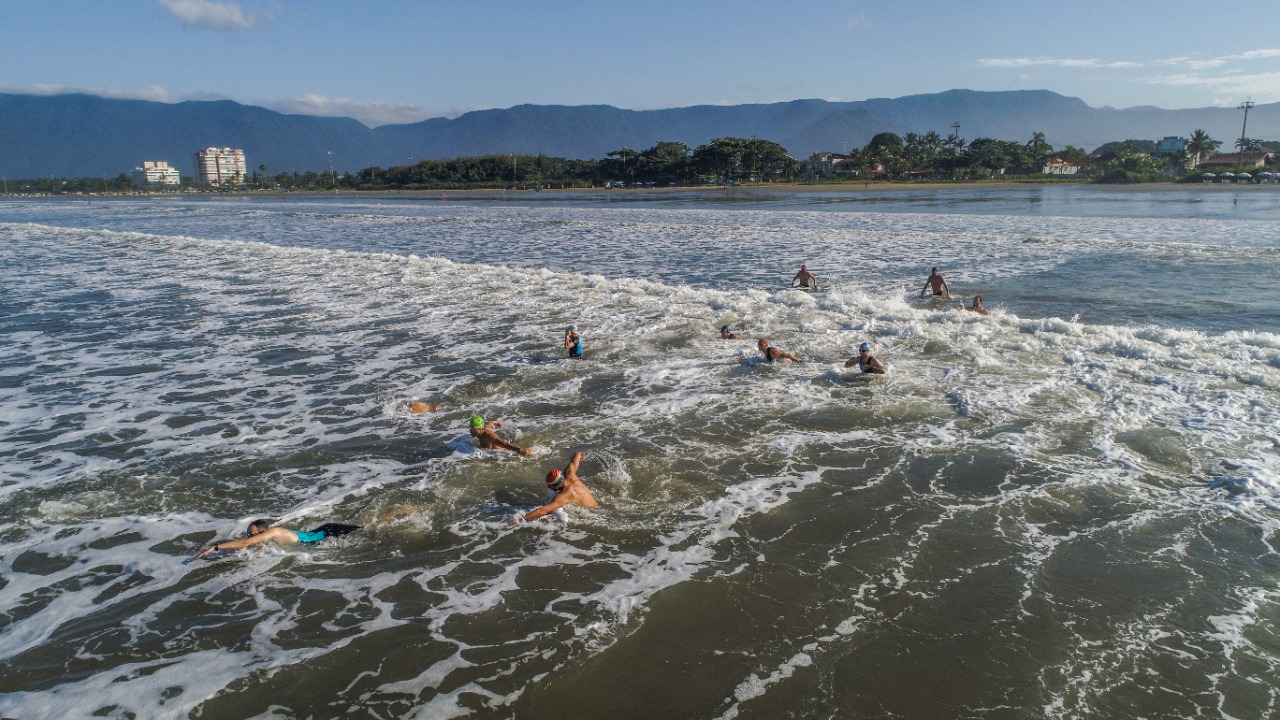 6ª etapa do Circuito Paulista de Travessias Aquáticas acontece em Bertioga neste domingo (10)