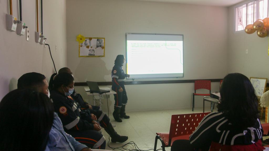 SAMU realiza capacitação para profissionais da Secretaria de Desenvolvimento Social
