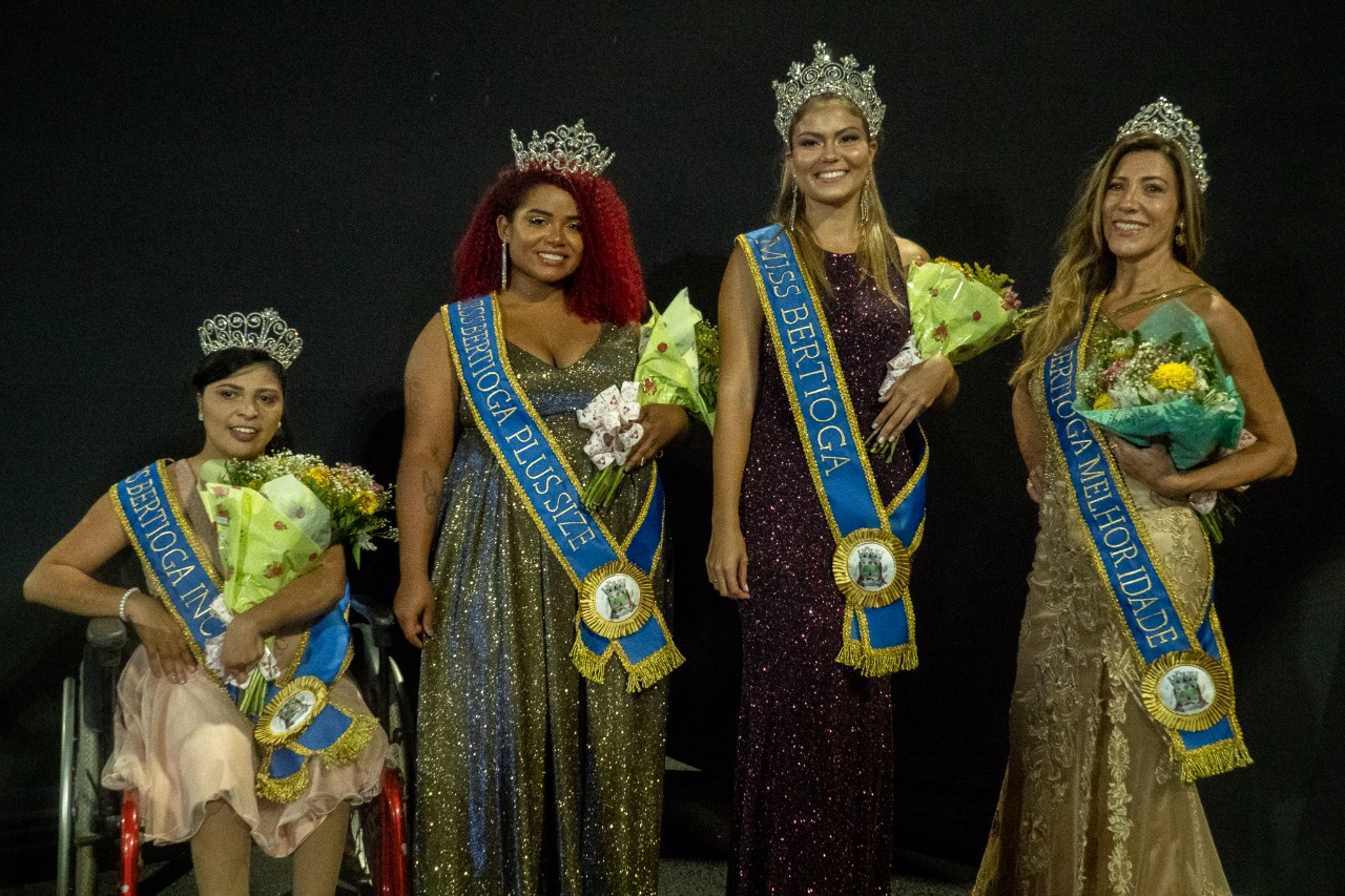 Miss Primavera premia vencedoras e celebra diversidade da beleza da mulher bertioguense