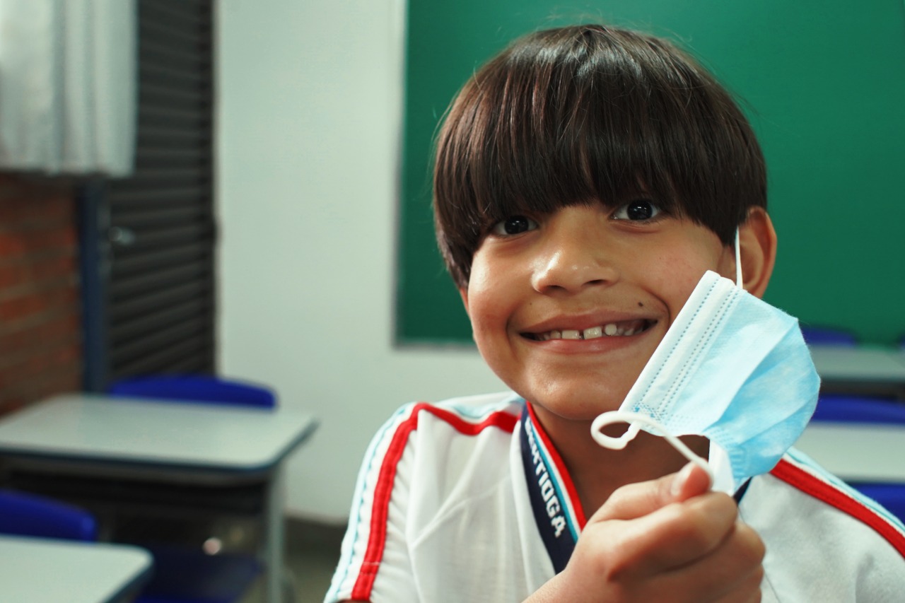 Uso de máscara deixa de ser obrigatório nas escolas de Bertioga