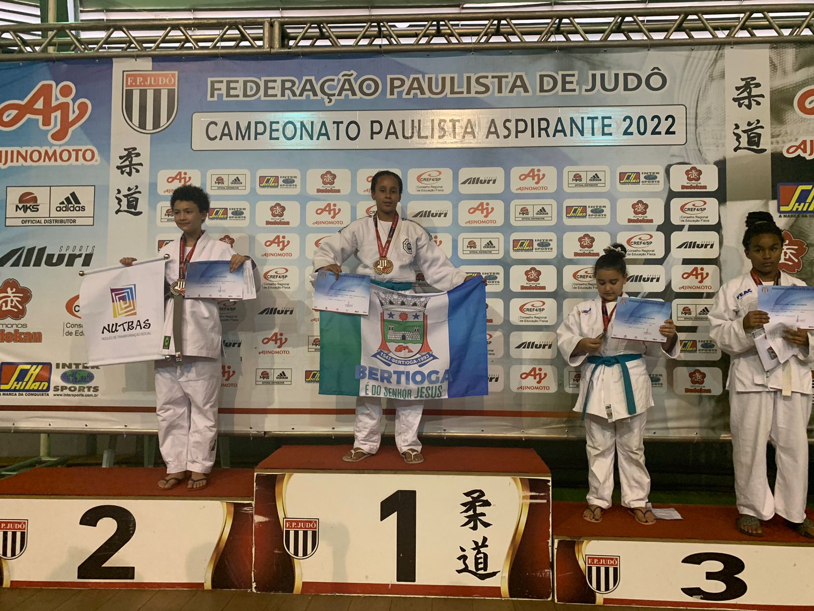 Judoca bertioguense é ouro no Campeonato Paulista de Judô