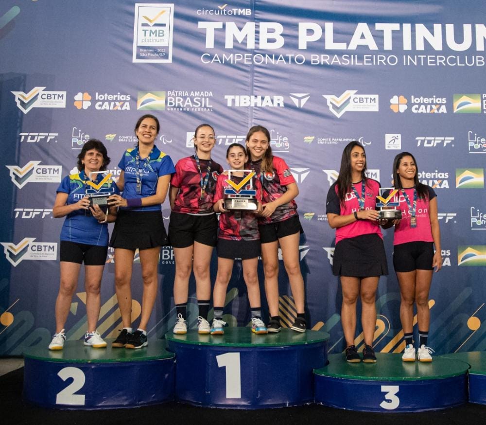 Mesatenistas de Bertioga conquistam título inédito em campeonato brasileiro