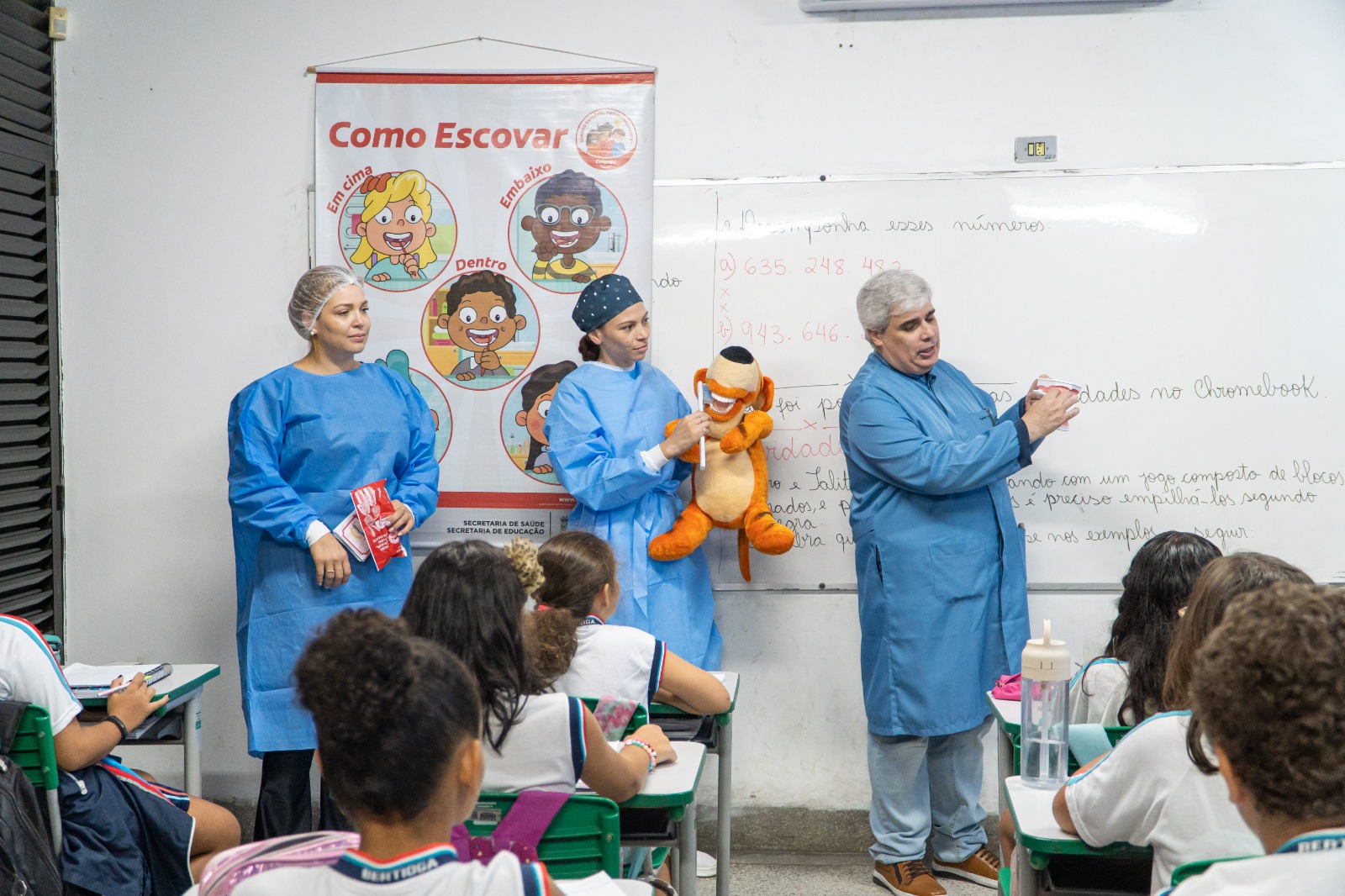 Prefeitura promove ação de saúde bucal nas escolas municipais