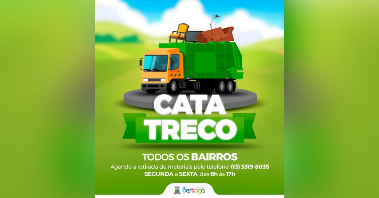 Cata Treco | Fique atento à programação para a próxima semana em Bertioga (SP)