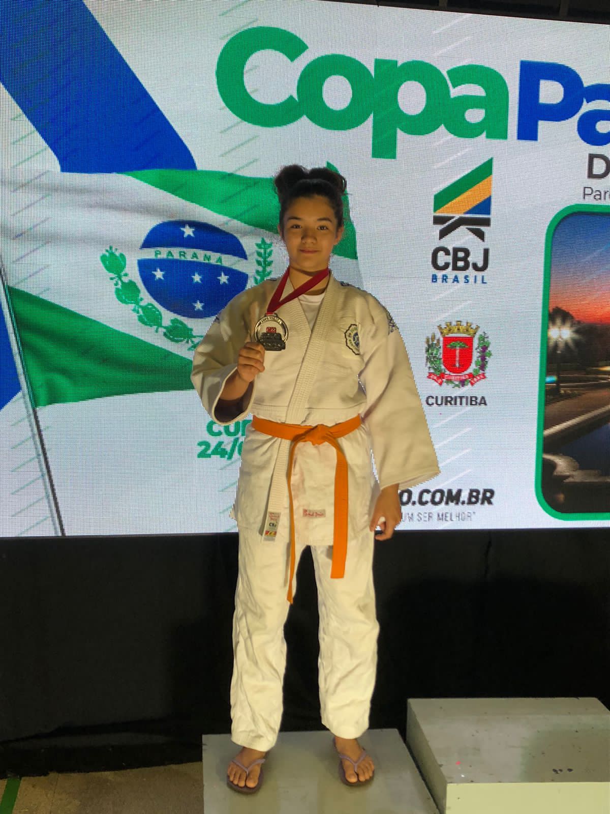 Promessa do judô local disputa campeonato da Federação Paulista em São Carlos